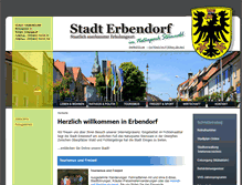 Tablet Screenshot of erbendorf.de